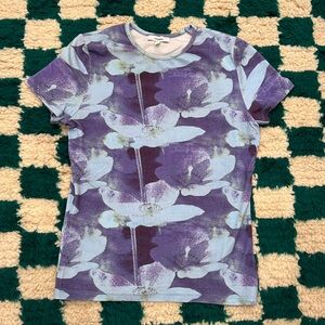 miaou printed floral top size L